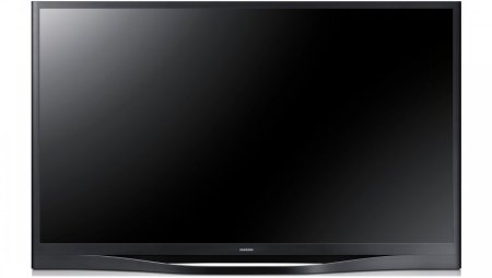 Телевизор на белом фонему