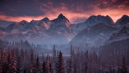 Horizon Zero Dawn пейзажи 4k