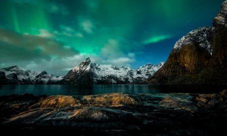 Северное сияние в Норвегии