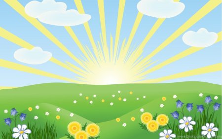 Фон летняя Полянка для детей