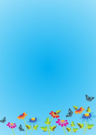 Голубой фон для презентации