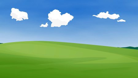 Поле мультяшное