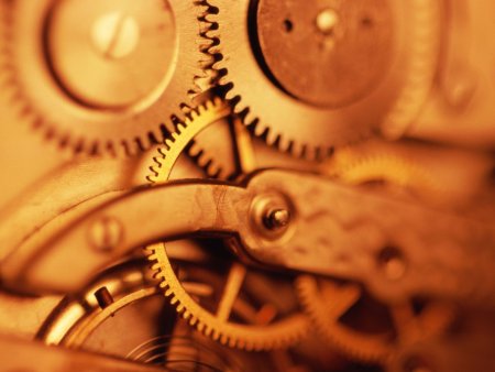 Механизм из шестеренок