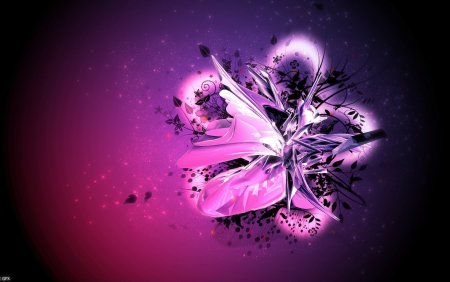 Абстракция в фиолетовых тонах