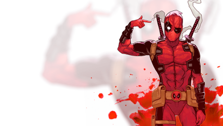 Дэдпул в стиле аниме