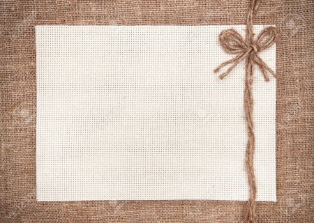 Рамка мешковина