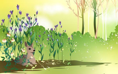 Сад мультяшный