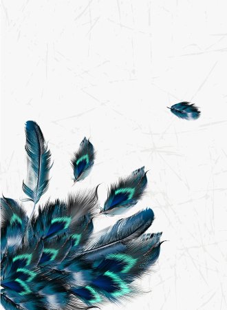 Фон перья