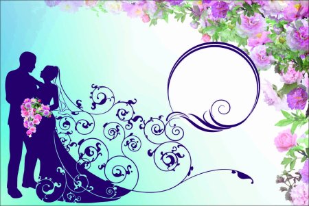 Свадебный фон