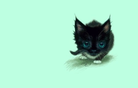 Котенок арт