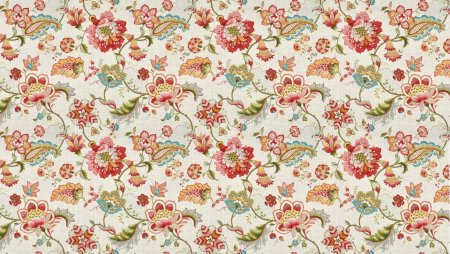 Старые обои в цветочек