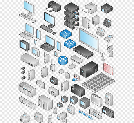 Иконки для Visio компьютерные сети