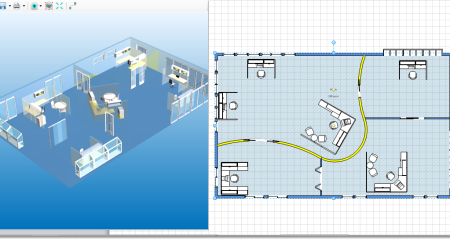 Шкаф серверный Visio 3d