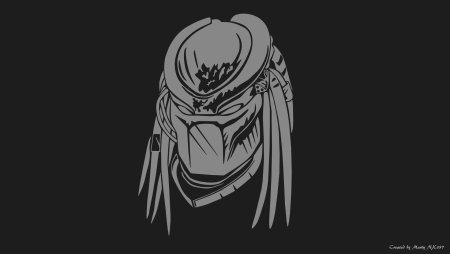 Хищник арт Минимализм