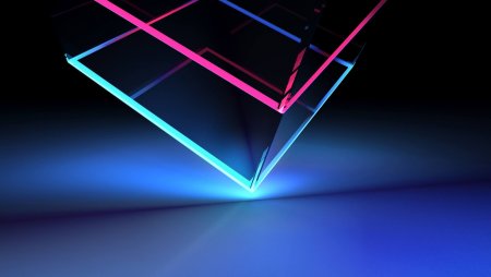 Неоновые 3d фигуры