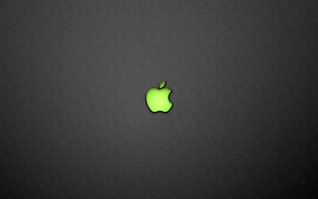 Зеленое яблоко айфон