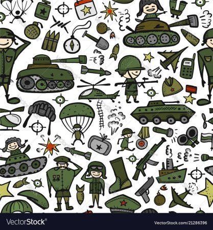 Орнамент на военную тематику