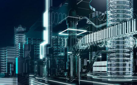 Футуристический фон