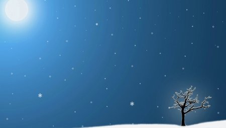 Снежный фон