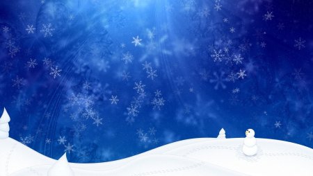 Зимний новогодний фон