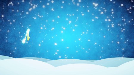 Снежный фон