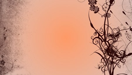 Фон с узорами по краям