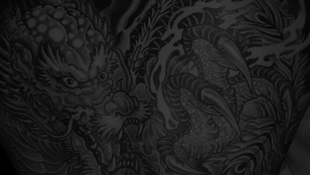 Японский фон тату