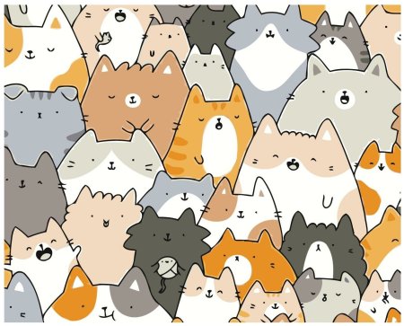 Паттерн с котами