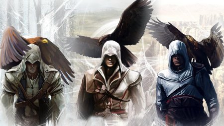 Assassins Creed Эцио Альтаир Коннор