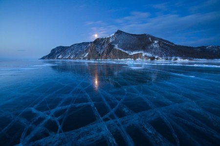Lake Baikal Frozen