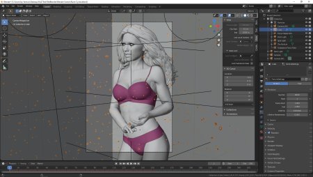 Модель фон Blender