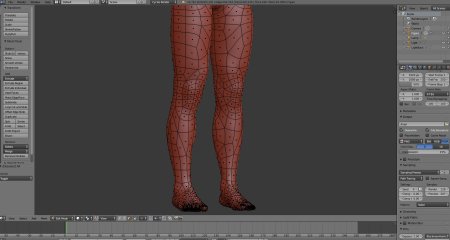 Blender модель стола