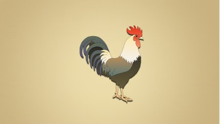 Петух рисунок