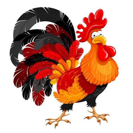 Анимированный петух