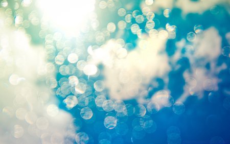 Голубое боке