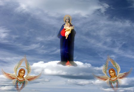 Покров икона Божией матери ангелы