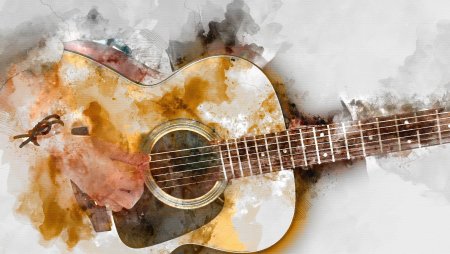 Гитара коллаж