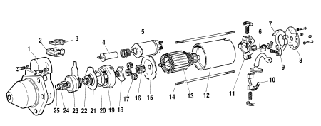 Разборка и сборка стартера ВАЗ 2107