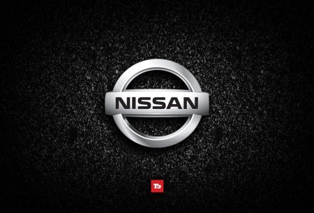 Ниссан логотип черный