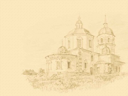 Фон для презентации храм