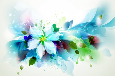 Красивые абстрактные цветы