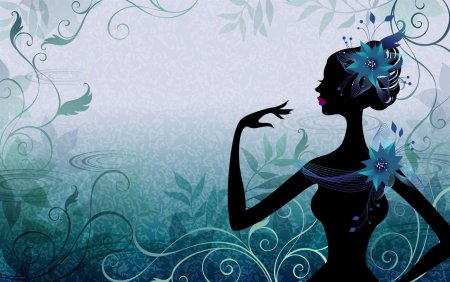 Силуэт девушки