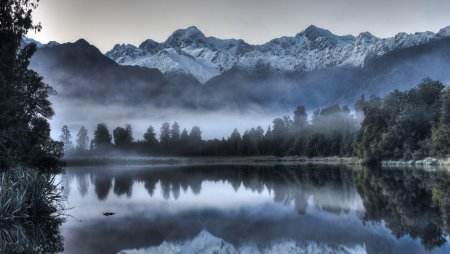 Озеро Мэтсон, новая Зеландия