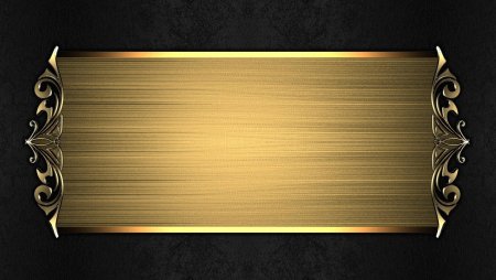 Табличка золото