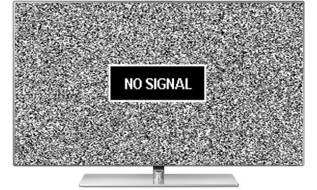 Надпись нет сигнала