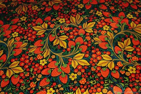 Хохломская роспись паттерн