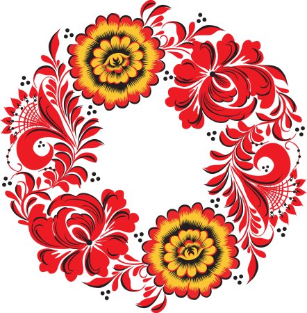 Русские народные росписи Хохломская