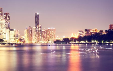 Красивый ночной город