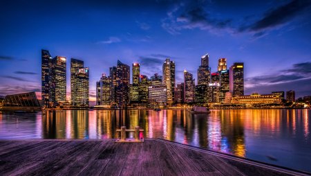 Ночной город в HD качестве