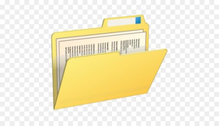 Папка с бумагами иконка